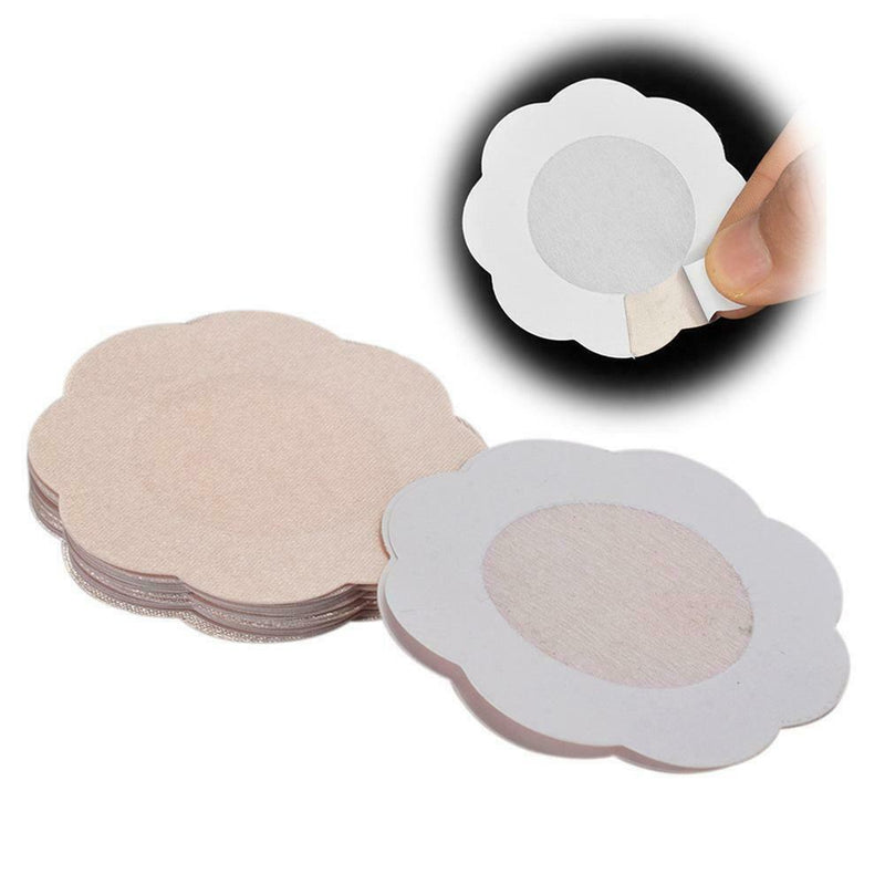 10pairs Disposable Flower Adhesive Nipple Covers Breasts Stickers Pads Bra A