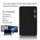 2.5 Inch USB HDD Case Sata To USB 2.0 Hard Drive Disk SATA External Enclosu