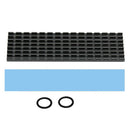 For NVME M.2 NGFF PCI-E SSD Pure Aluminum Cooling Cooler Heatsink Therm ghj qwe