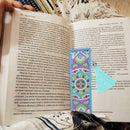 DIY Special Shaped Diamond Painting Leather Tassel Bookmark Creative Crafts