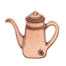 Creative Coffee Pot Cup Brooch Retro Jacket Badges Jewelry Gift (Style 2) A