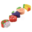 50 x Mini Fruit Shapes Colorful Erasers W6J1