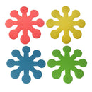 12pcs Non-woven Petal Pan Pad Kitchen Pot Holder Bowl Placement Pad Pot Mat