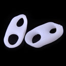 Pair Silicone Gel Little Toe Valgus Separator Straightener Protector Pain Relief