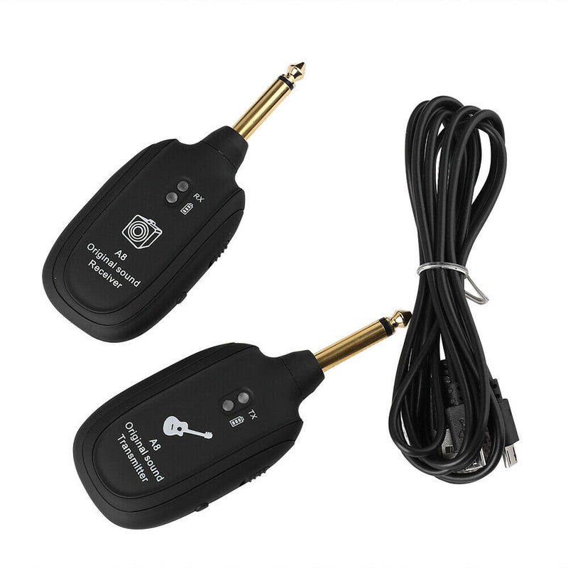 Wireless Audio Transmission Receiver Transmitter System for Electric Guitar