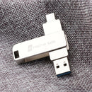 USB Pen Drive, 32GB Memory Stick USB 3.0 Metal Flash Drive for PC