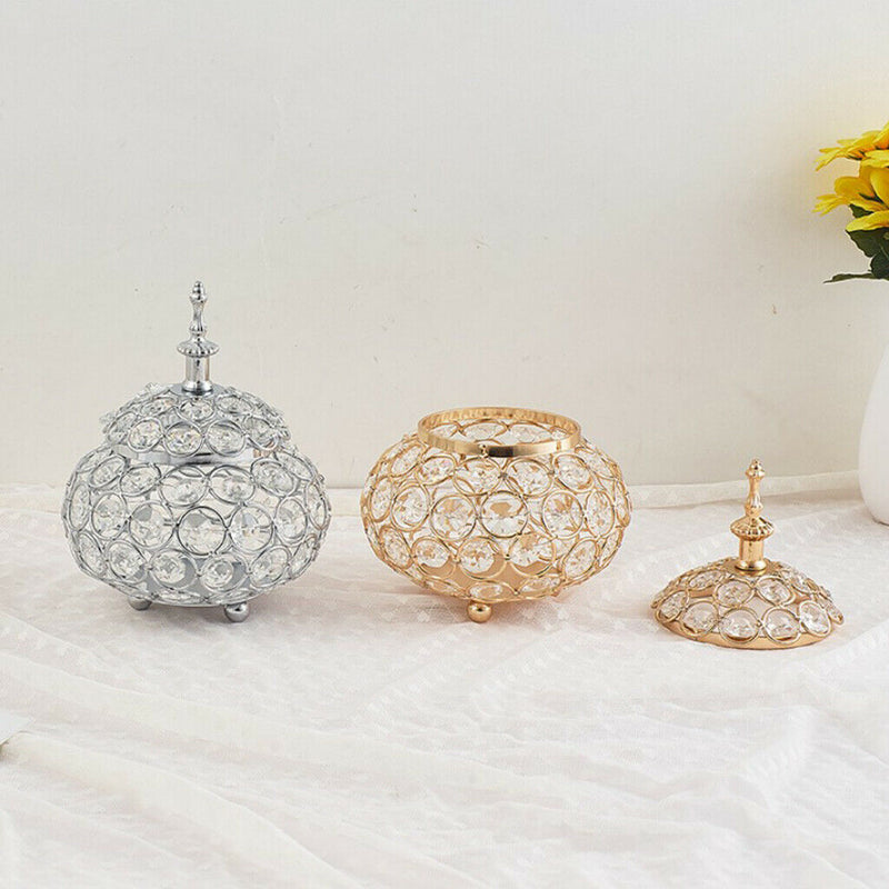 2Crystal Votive TeaLight Candle Holder Candlestick Wedding Party Home Desk Decor