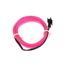 6.5FT LED Car Interior Decor Atmosphere Wire Strip Pink Light Lamps Accessories