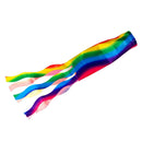 2 Pieces Rainbow Windsock Curlie Spinner - 28 Inch Colorful Hanging Yard