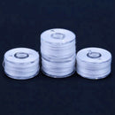 25 Grid Spool White Sewing Thread Plastic Bobbin Sewing Thread Embroidery C