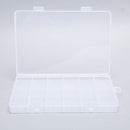 24 Slots Transparent Rectangle Beads Earrings Jewelry Storage Box Case Organi Nw