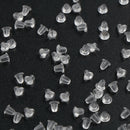 100pcs Earrings Jewelry Accessories Bullet rubber Ear Plugging/blocked DIY  OZ