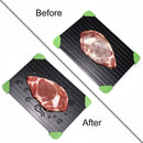 Fast Metal Thawing Plate Defrosting Tray Frozen Food meat Defrost Kitchen KS Gw