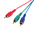 1.5m 5Ft VGA to TV 3 RCA Component AV Adapter Cable for PC Laptop