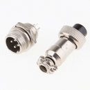 GX12 4 Pins Metal Waterproof Aviation Connector Plug & Socket