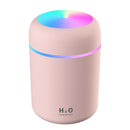 USB Aromatherapy Oil Diffuser Ultrasonic Air Humidifier Mist Maker (Pink) A