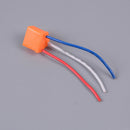5pcs H4 9003 Car Female Ceramic Headlight Extension Connector Bulb Wire Adapter3