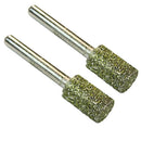 2 Pieces 14mm Dia. Diamond Grinding Heads Rotary Tool for Grinder Drill, DIY