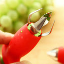 Strawberry Berry Stem Leaves Huller Gem Remover Removal Fruit Corer Kitchen Tool