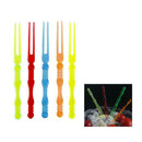 100Pcs Disposable Plastic Fruit Cake Dessert Fork Picks Party Tableware  OZ