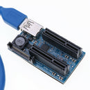 PCI-E Power Adapter Cable PCI-E Express 1X to Dual 4x Extension Cable NEW