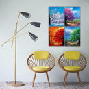 4 Pack Tree View DIY 5D Diamond Painting Kits Full Drill Cross Stitch Home Decor