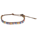 4X(Chakra Bracelet Jewelry Handmade Multi Color Natural Stone Tube Beads LeP2A4)