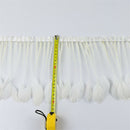 15-20cm White Feather Fringe Trim Sewing Edge Crafts Garment Decors 2m