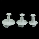3Pcs Bowknot Plastic cookie/biscuit cutter plunger fondant mold cake decorating&