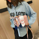 Fashion Hit Color Women Crossbody Bag Scarf PU Leather Shoulder Bags (Pink)