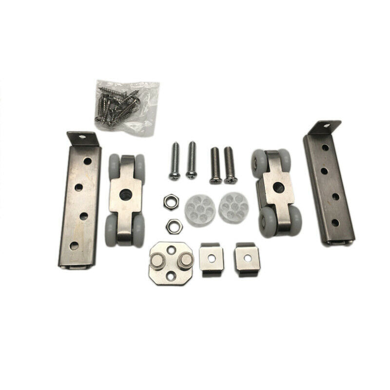 Stainless Steel Sliding Door Roller Bear 50KG Home Room Wardrobe Wood Door  R4F4
