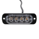 Blue 4LED 4W Car Truck Emergency Beacon Warning Hazard Flash Strobe Light 12-24V