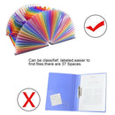 Expanding File Folder A4 Document Organizer 24 Pockets For Paper Letter Storage