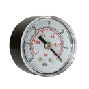 Dual Scale 1/8 BSPT Pneumatic Hydraulic Pressure Gauge -1-0Bar/-30-0inHg