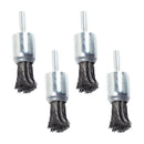4pcs Steel Wire End Brush Metal Surface Polishing Power Tools Accessories 20mm
