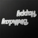 Happy Birthday Cutting Die Stencil DIY Scrapbooking Embossing Card Paper Al V0F7