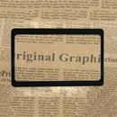 1pcs Credit Card Size 3*Magnifier Reading Magnifying Glass Pocket Magnifier