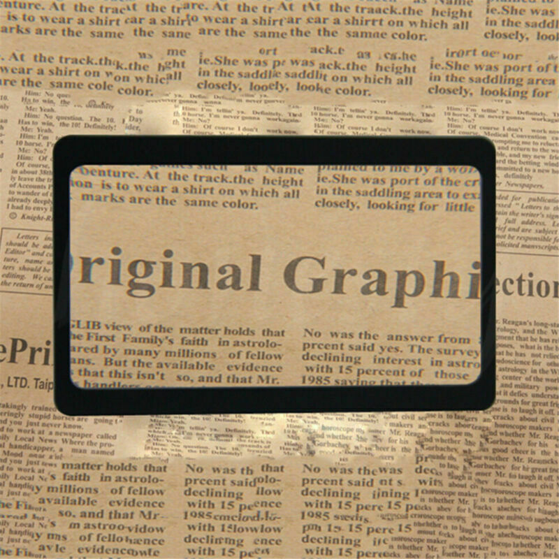 1pcs Credit Card Size 3*Magnifier Reading Magnifying Glass Pocket Magnifier