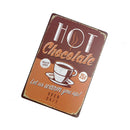 2pcs 20x30cm Retro Metal Tin Sign COFFEE Wall Poster Cafe Pub Bar Home Decor