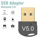 USB Bluetooth 5.0 Adapter Wireless Dongle Stereo Audio Receiver For PC Laptop