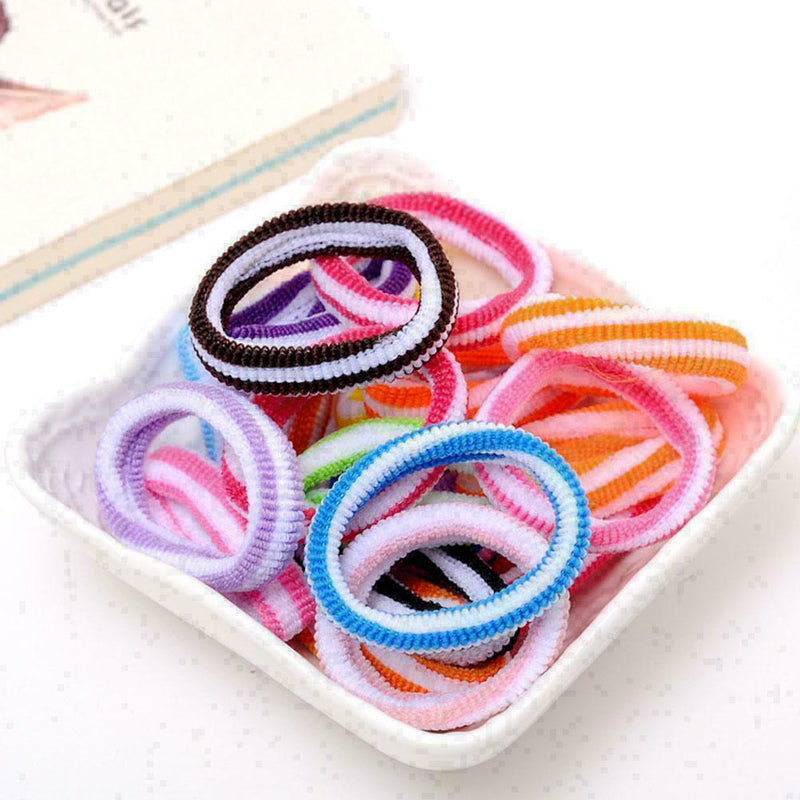 160Pcs Elastics Ropes Cute Rubber Hair Holders Band Colorful Child Kids Hai Y0F1