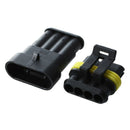 5 Kit 4 Pin Way Waterproof Electrical Wire Connector Plug B2D3