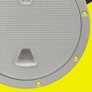 ABS Plastic - 8" Deck Inspection Hatch Screw Out Plate For Marine Boating