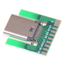 DIY 24pin usb 3.1 type c female plug socket connector smt type with pc board B3C