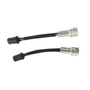 2pcs T10 W5W Socket to KET Male Cable Wire for LED Halogen Clearance Light