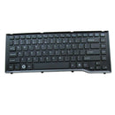 Replacement English Layout Keyboard Black Frame for Fujitsu LH522 LH532 Laptop