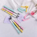 3* 0.38mm Erasable Gel Pens Blue Gel-ink Pens for Writing Office Supplies