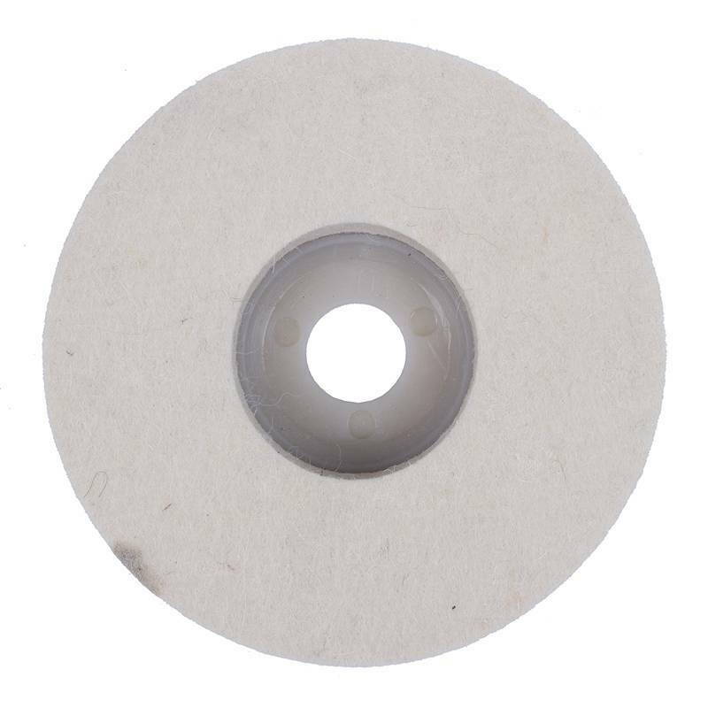 1 pieces 4 inch Round Polishing wheel wool felt polishers pads NEW