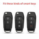 Carbon fiber car key case for Ford F-150 Ecosport Ranger Explorer New keychain