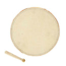 8" Wood Hand Drum Dual Head with Drum Stick Percussion Musical Educational  U9H1